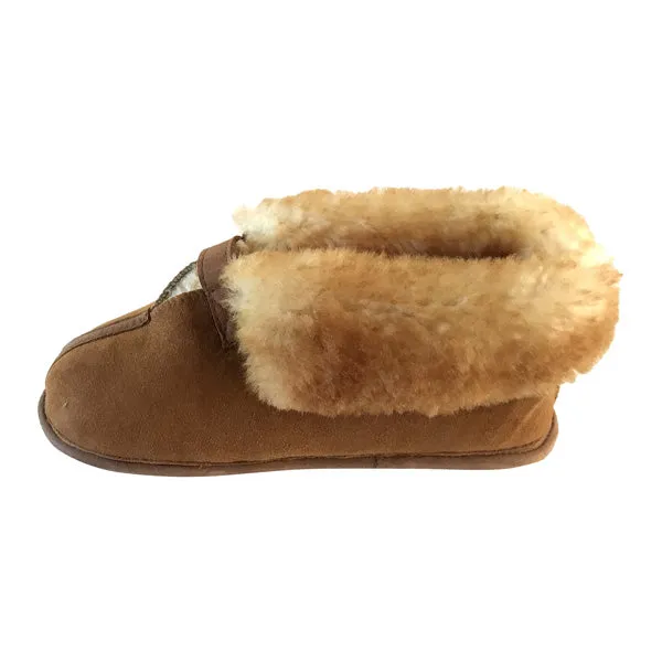 Women's Sheepskin Velcro Cabin Slippers