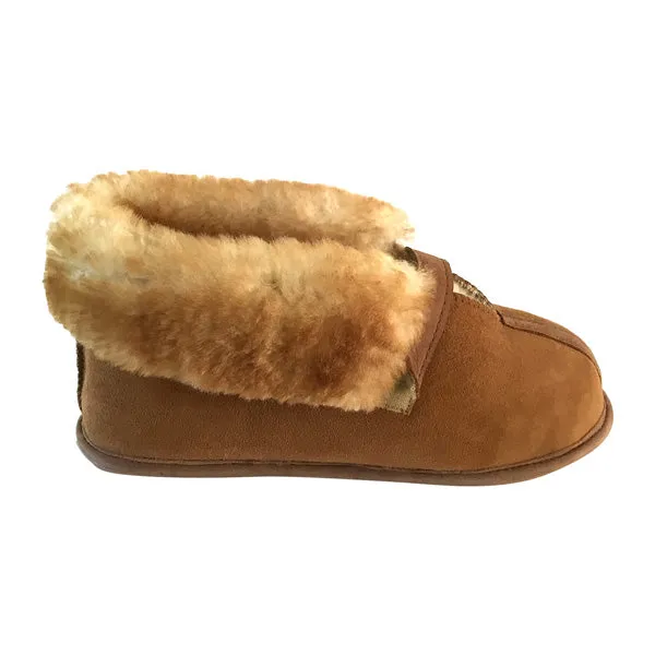 Women's Sheepskin Velcro Cabin Slippers