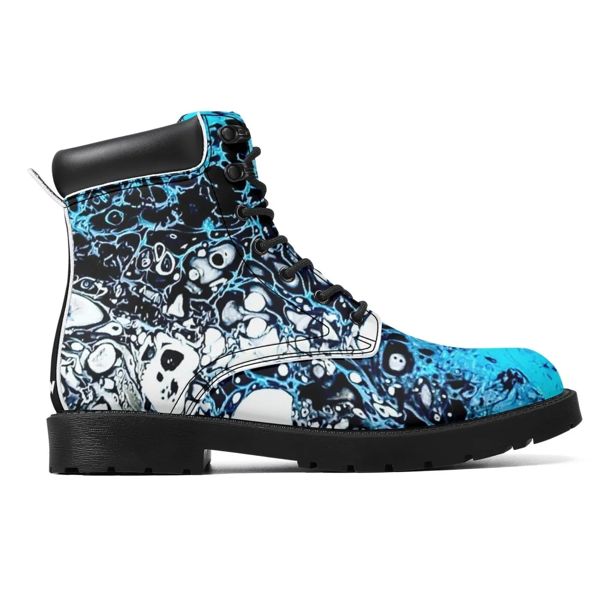 Women's Stylish All-Season Vegan Leather High Top Boots