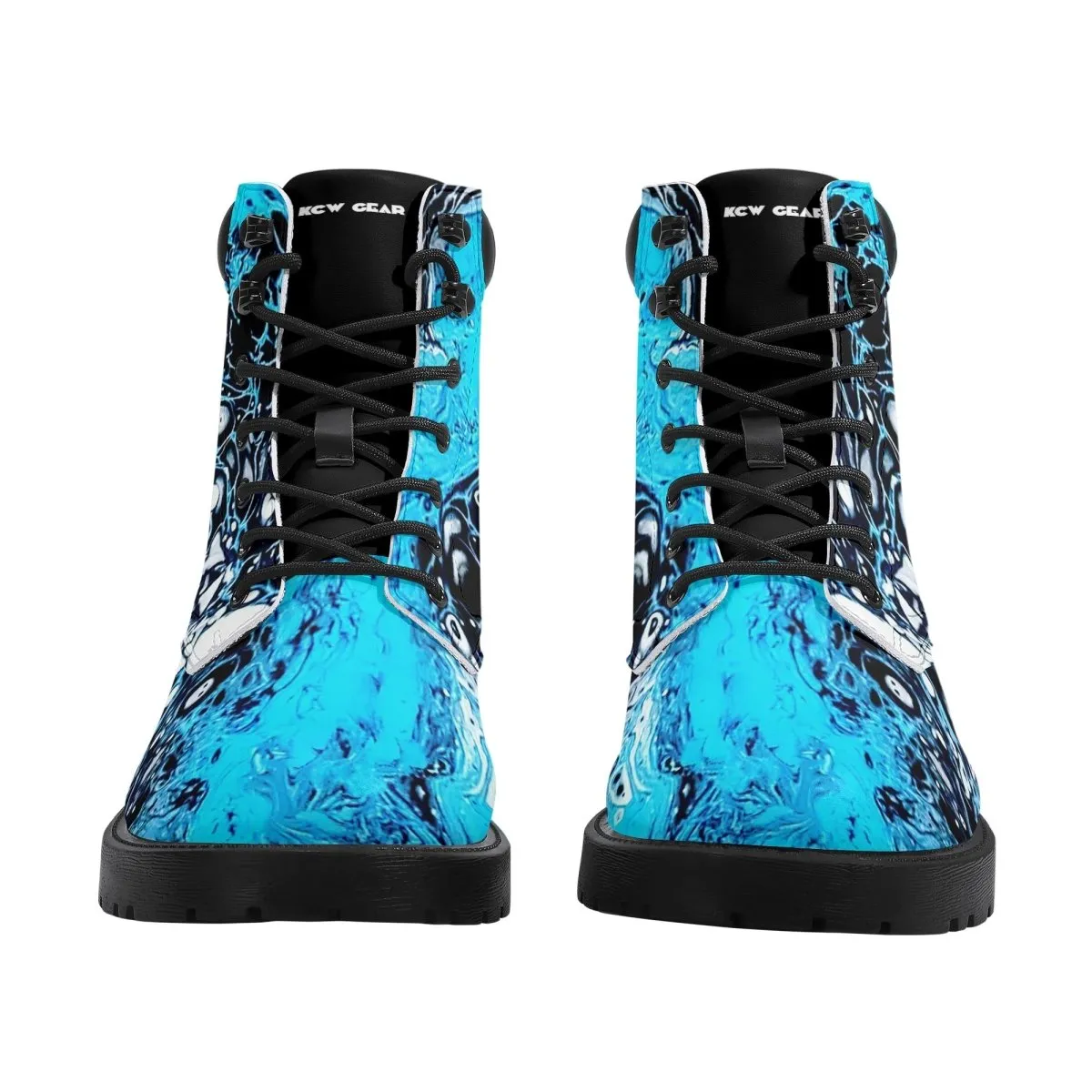 Women's Stylish All-Season Vegan Leather High Top Boots